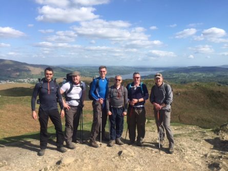 READY TO WALK AGAIN: HARRIS LAMB SIGNS UP FOR THE CUMBRIAN CHALLENGE 2017